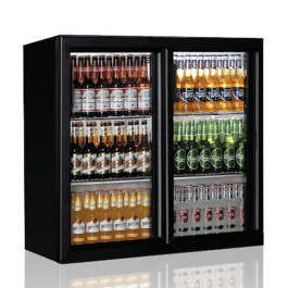  Back Bar køleskab Mastro IBC0026SD med 2 skydedøre. Højde 90.0 cm.  