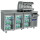 Backbar køleskab, Mastro BNC0007BAR/F-Hængslede låger-H:900mm
