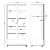 Display køleskab, Scandomestic SD 826 BE