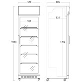 Display køleskab, Scandomestic SD 420 E