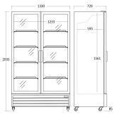 Display køleskab, Scandomestic SD 1326 BE