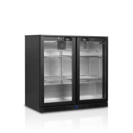 Backbar køleskab, Tefcold BA26H. Hængslet døre-H:870mm