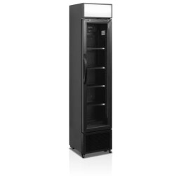 Display køleskab, Tefcold FSC175H BLACK-182 liter 