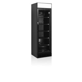 Display køleskab, Tefcold CEV425CP BLACK-372 liter