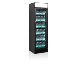 Display køleskab, Tefcold CEV425CP BLACK-lukket