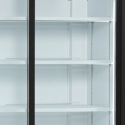 Display køleskab, Tefcold FSC1000S-skydedør