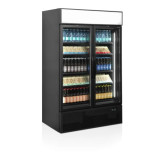 Display køleskab, Tefcold FSC1200 BLACK-lukket