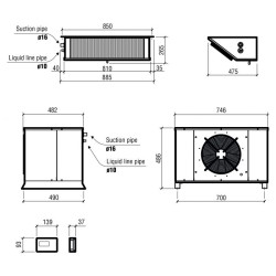 kompressor, Combisteel 7480.0025-tegning