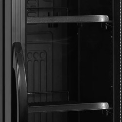 Display køleskab, Tefcold FS176H BLACK-håndtag