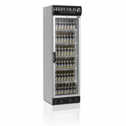 display køleskab, tefcold FSC1380-fyldt
