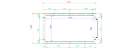 tegning, fryserum, mastro BOZ0503