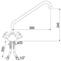 tegning blandingsbatteri GDZ0001/G